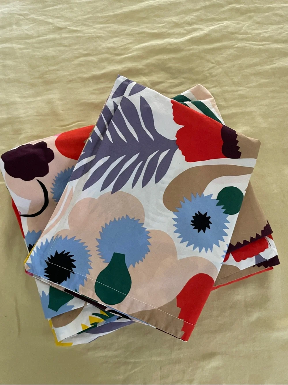 Marimekko Ojakellukka full/queen duvet cover with 1 pillowcase